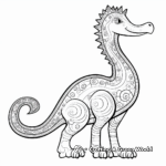 Dazzling Diplodocus Dinosaur Coloring Pages 2