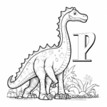 Dazzling Diplodocus Dinosaur Coloring Pages 3