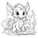 Dazzling Fire Dragon Coloring Pages 3