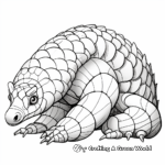 Decoding the Shell: Anatomy of Pangolin Coloring Pages 1