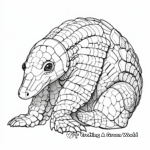 Decoding the Shell: Anatomy of Pangolin Coloring Pages 4