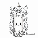 Decorate an Easter Candle Printable Coloring Pages 2