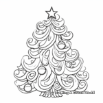 Decorative Christmas Tree Coloring Pages 3