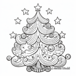 Decorative Christmas Tree Coloring Pages 4