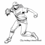Dedicated Pitcher Softball Coloring Pages 4