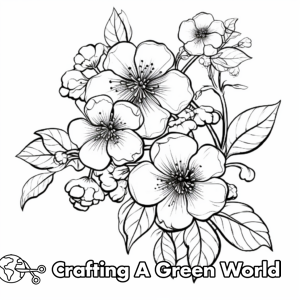 Hello Spring Coloring Pages - Free & Printable!