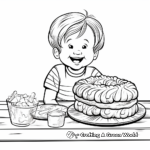 Delicious Challah Bread Coloring Pages 3