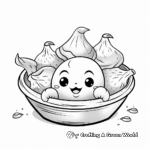 Delicious Chinese Dumpling Coloring Pages 3