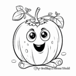Delicious Tomato Coloring Pages 1