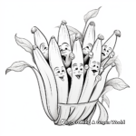 Delightful Banana Bunch Coloring Pages 1