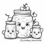 Delightful Cherry Jam Coloring Pages 1