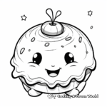 Delightful Donut Coloring Pages 2