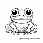 Delightful Mushroom Frog Coloring Pages 2