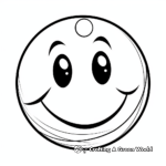 Delightful Winking Smiley Face Coloring Pages 3