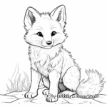 Detail-Oriented Red Fox Coloring Pages 4