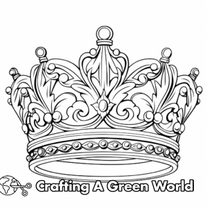 Crown Coloring Pages - Free &amp; Printable!