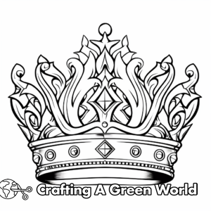 Crown Coloring Pages - Free &amp; Printable!