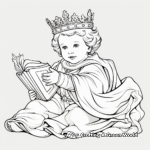 Detailed Baby Jesus Coloring Pages for Adults 1