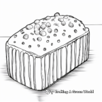Detailed Brioche Bread Coloring Pages 1
