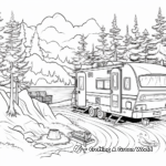 Detailed Camping Trip Coloring Pages 3