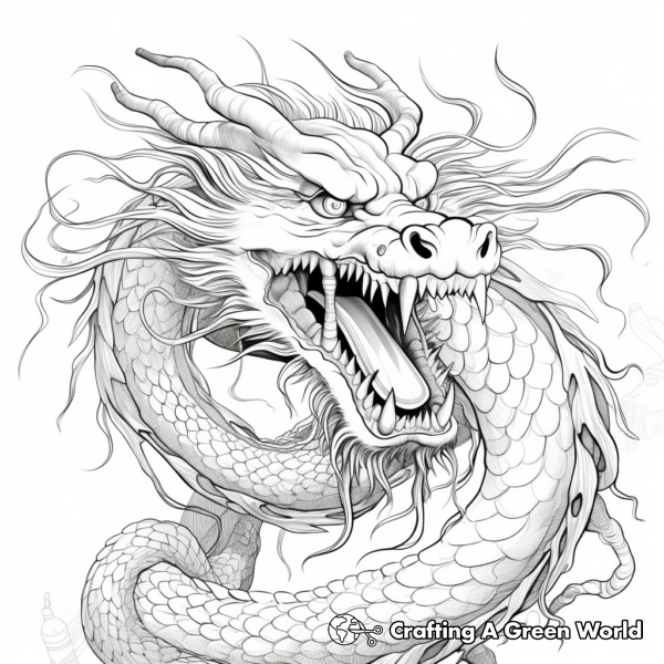 Dragon Coloring Pages for Adults - Free & Printable!