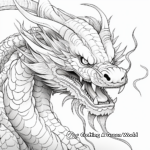 Detailed Chinese Dragon Coloring Sheets 2