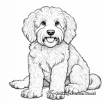 Detailed Cockapoo Breed Coloring Page for Adults 4