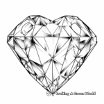 Detailed Diamond Jewel Coloring Pages for Adults 3