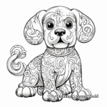 Detailed Dog Bone Coloring Pages for Advanced Colorists 1