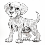 Detailed Dog Bone Coloring Pages for Advanced Colorists 3