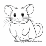 Detailed Dwarf Hamster Coloring Pages 2