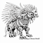 Detailed Fantasy Creature Coloring Pages 4