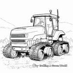Detailed Farm Machinery Coloring Pages 1
