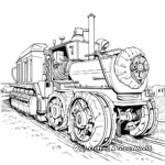 Detailed Farm Machinery Coloring Pages 2