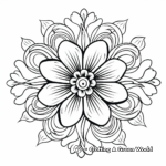 Detailed Floral Mandala Coloring pages 4
