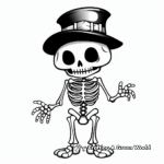 Detailed Fossil Skeleton Coloring Pages for Adults 2
