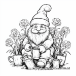Detailed Garden Gnomes Coloring Pages 4