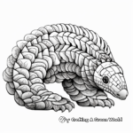 Detailed Ground Pangolin Coloring Files 3
