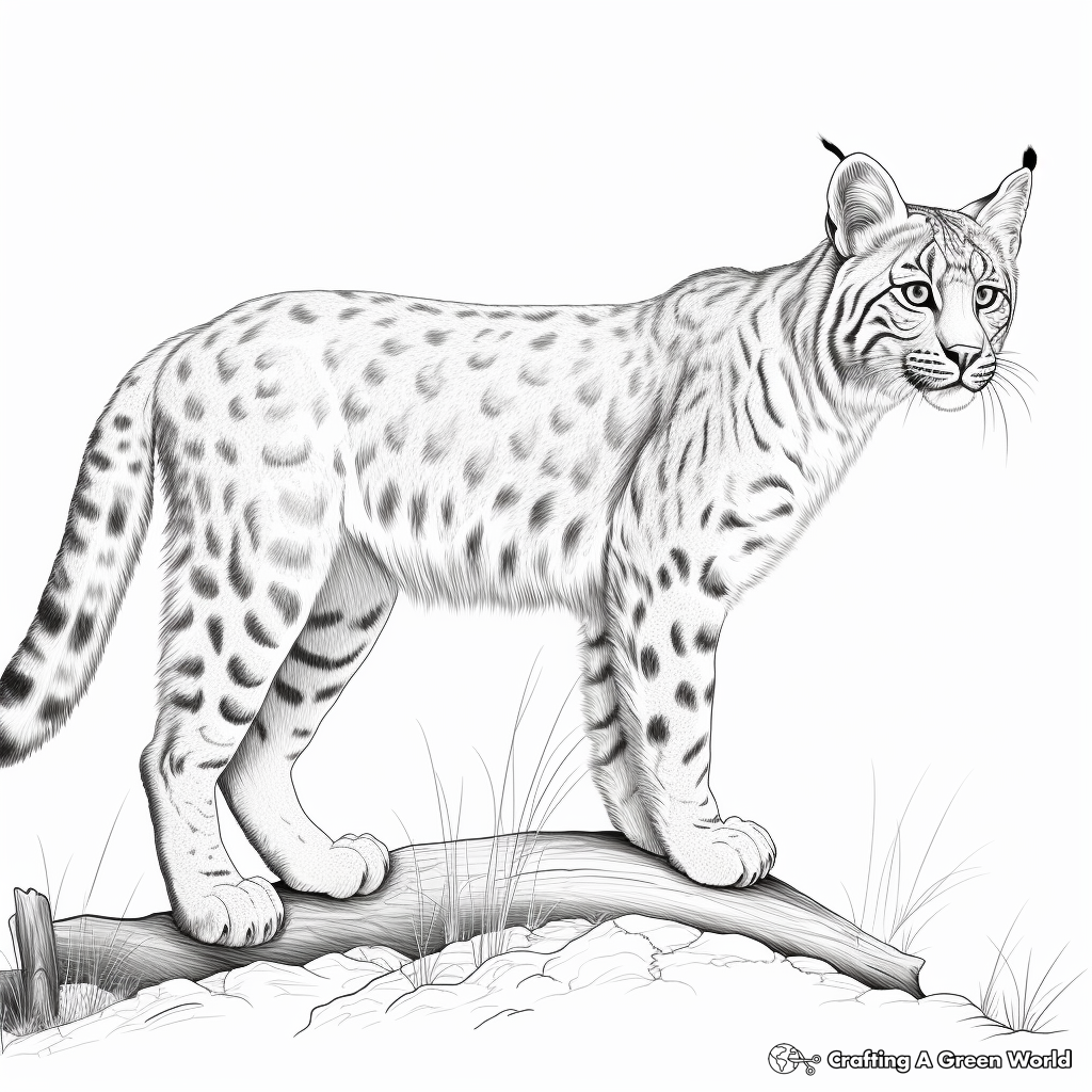 Lynx Coloring Pages Free Printable 