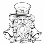 Detailed Leprechaun Adult Coloring Pages 1