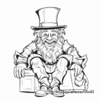 Detailed Leprechaun Adult Coloring Pages 2