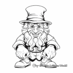 Detailed Leprechaun Adult Coloring Pages 3