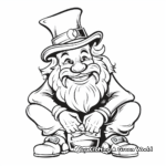 Detailed Leprechaun Adult Coloring Pages 4