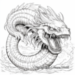 Detailed Leviathan Coloring Pages for Adults 4