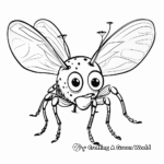 Detailed Lightning Bug Coloring Pages for Adults 1