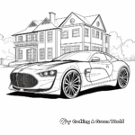 Detailed Luxury Car Coloring Pages 3