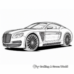 Detailed Luxury Car Coloring Pages 4