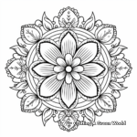 Detailed Mandala Peace Sign Coloring Pages 1
