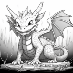 Detailed Night Fury Dragon Coloring Pages for Seniors 2