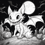 Detailed Night Fury Dragon Coloring Pages for Seniors 3